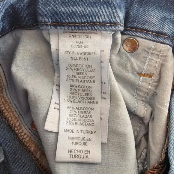 Good American Good Waist High Rise Skinny Jeans Women's Size 27 - Sculpting Fit - Picture 4 of 5